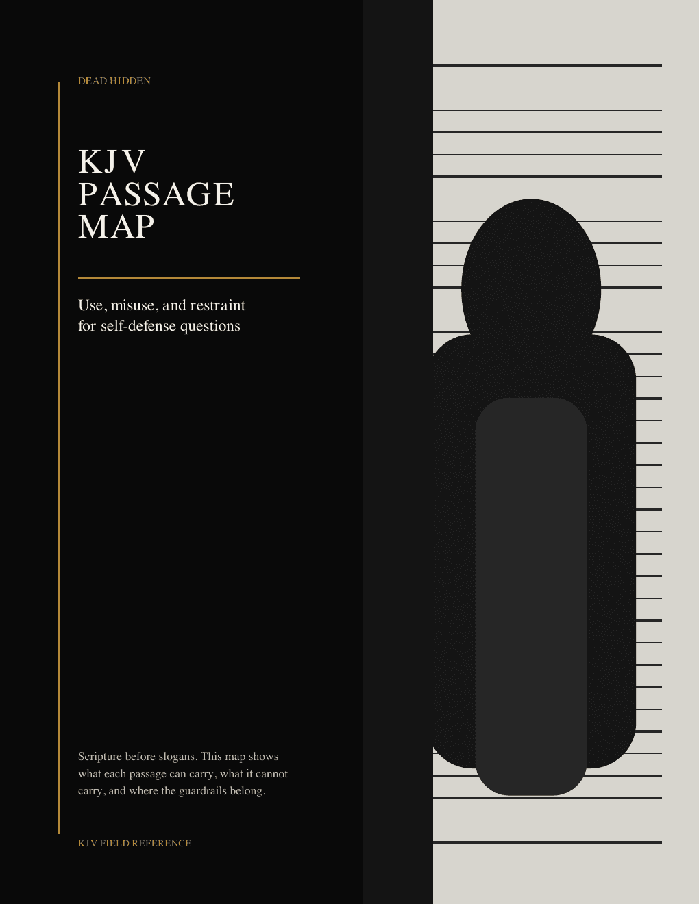 KJV PASSAGE MAP FOR SELF-DEFENSE