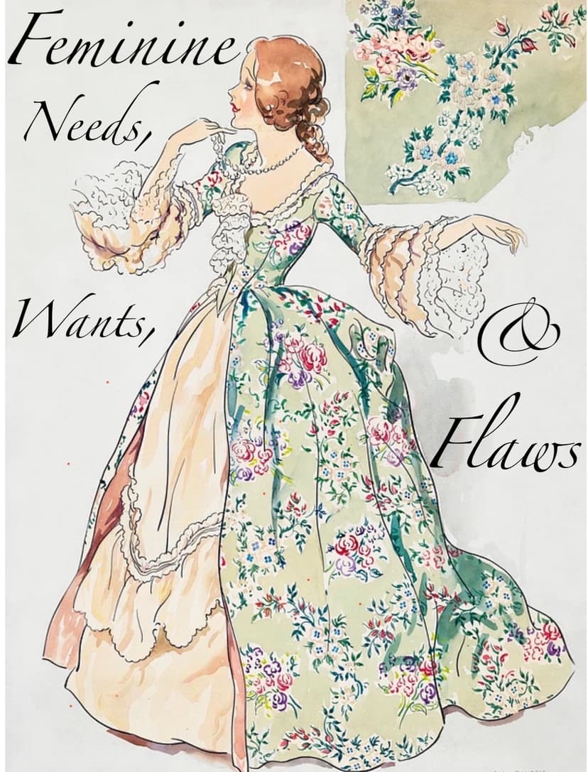 FEMININE NEEDS, WANTS, & FLAWS cover