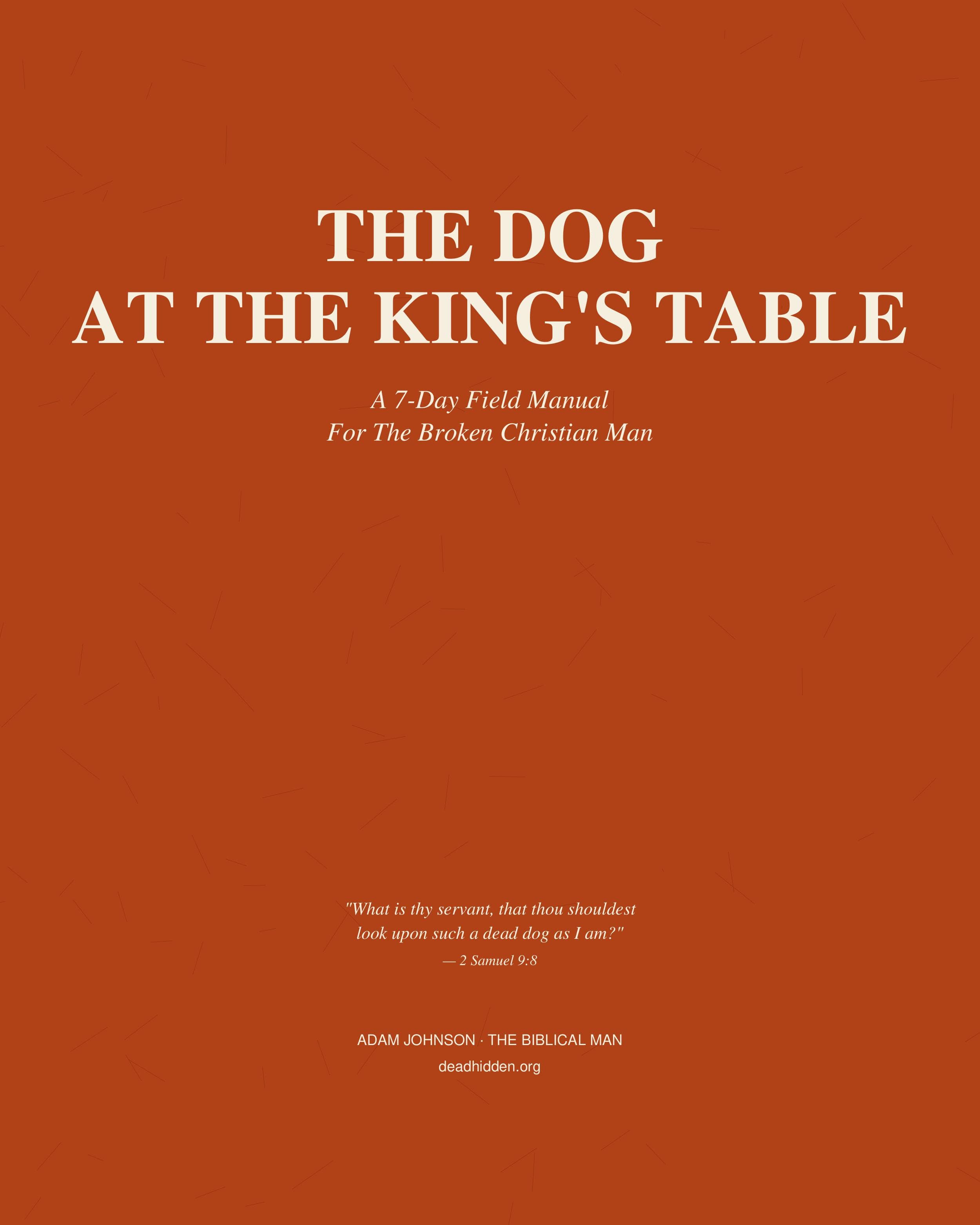 THE DOG AT THE KING'S TABLE